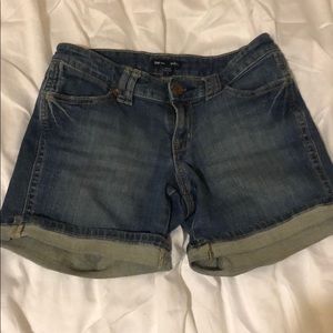 Denim shorts